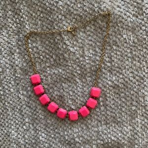 Hot Pink Bauble Necklace